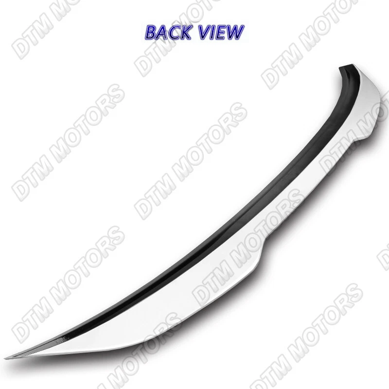 Alerón de maletero estilo V blanco perla para BMW 420i 430i 440i F32 14-20 con potencia Foto 4 de 4