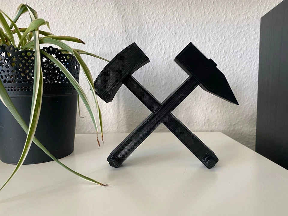 Hammer und Schlägel Schlüsselbrett Ruhrpott Zeche Glückauf Ruhrgebiet Glück Auf - Bild 3 von 4