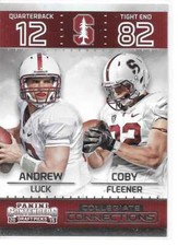 2015 Contenders Draft Picks Football Collegiate Connections Luck/Fleener 