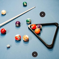30 Pieces Pool Table Marker Dots Billiard Spot Stickers Point Marker White New