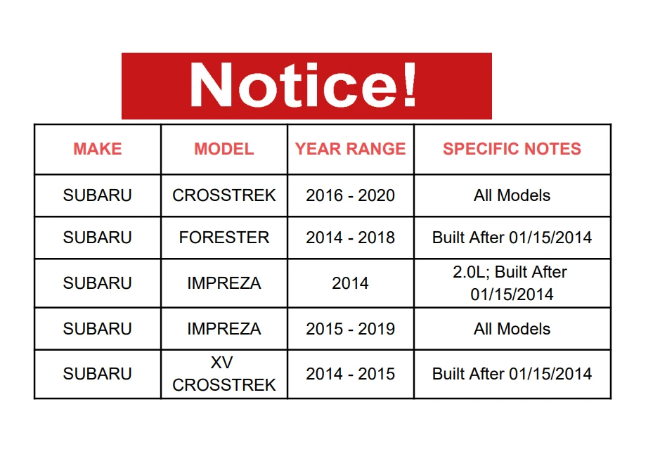 Buje de cojinete de rueda delantera para Subaru XV Crosstrek Forester Impreza 2014 2015-2019 Foto 2 de 4