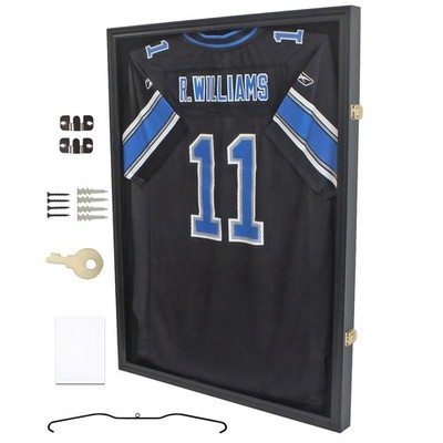 JC04L - Display Case Frame Large Sport Shadow Box Pro 98% UV Protection
