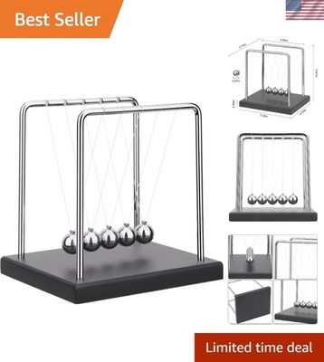 Newtons Cradle Balance Balls Science Physics Gadget Desktop Decoration Kineti...