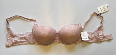 Aubade HK04 Lightly Padded Bra - Powder Pink - UK 34C/FR 90C/EU 75C - BNWT 
