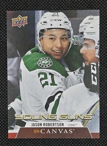 Jason Robertson 2020-21 Upper Deck Series 1 Young Guns Canvas #C92  Rookie RC UD