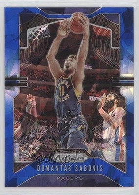 2019-20 Panini Prizm Blue Ice Prizm 10/99 Domantas Sabonis #215 0e28