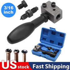 316 Car Brake Line Double Flaring Kit 45 Handheld Pipe Flares Tool W Storage 316 Car Brake Line Double Flaring Kit 45 Handheld Pipe Flares Tool W Storage
