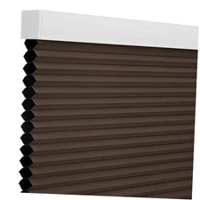  Blackout Blinds, Cordless Cellular Shades, 39"W x 72"H Blackout-taupe