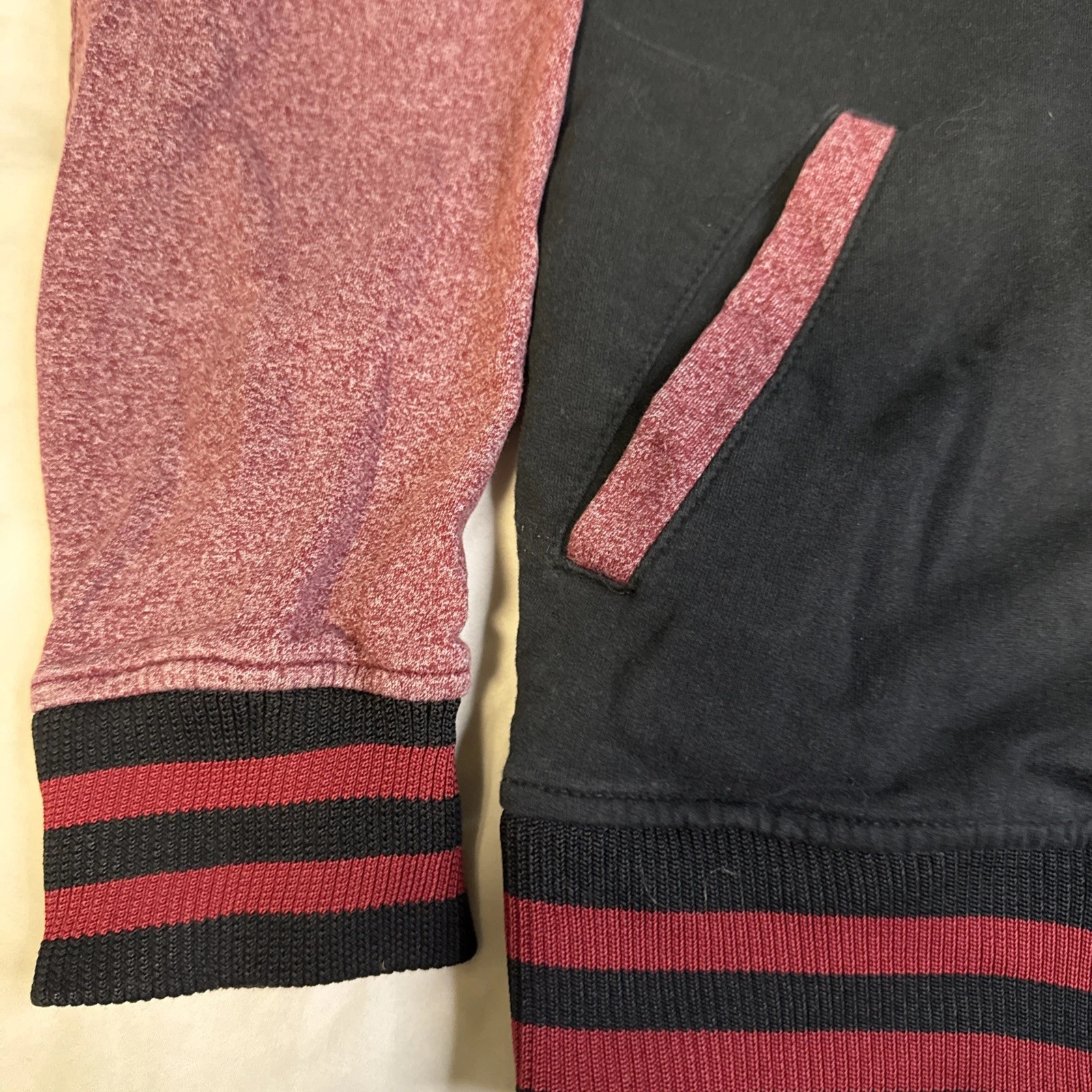 Deadpool Marvel Black And Red Button Up Jacket - Men’s Size M