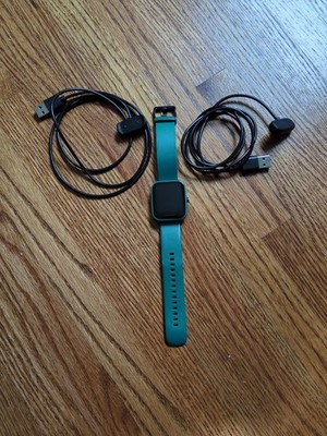 LOT Amazfit Bip U Pro Smart Watch with Band For Parts & 2 Working Chargers