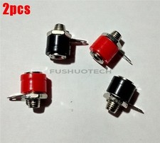 2 pairs terminal binding post amplifier 4mm banana jack panel mount connector sk