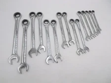 15 Pack OEM GearWrench Ratcheting Wrench Set SAE And Metric Wrenches SEE DESC