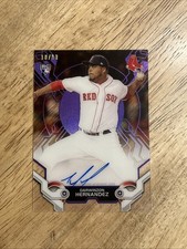Darwinzon Hernandez 2019 Topps High Tek Purple Auto /99 Boston Red Sox