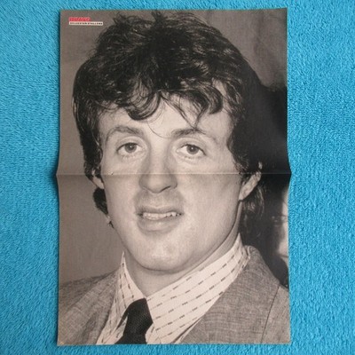 SYLVESTER STALLONE POSTER BRAVO 2 Seiten 1980er James Read