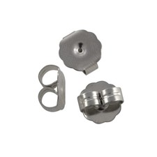 Extra-large Surgical Steel Earring Backs Package of 10