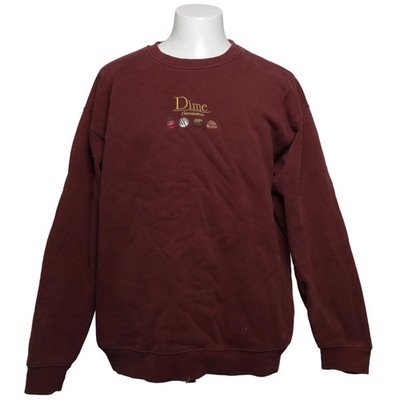 Dime, Sweatshirt, Größe: XL, Rot, Baumwolle, Print, Sweat, Herren #pEj