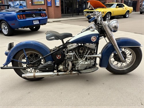 1957 Harley Panhead Knucklehead Fl Flh Rigid Hydra Glide OEM Junction Panel F - Picture 5 of 5