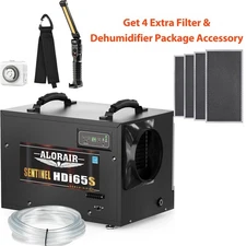 ALORAIR Sentinel HDi65S 120 PPD Dehumidifier for Basement w/Pump 5 Year Warranty