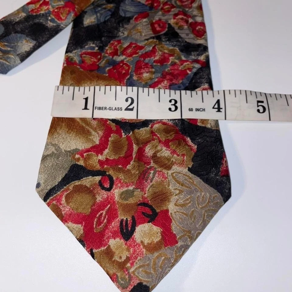 Geoffrey Bean seda hecho en Italia multicolor floral vintage corbata accesorios Foto 2 de 4