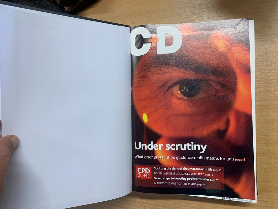 APOTHECARY "CHEMIST & D" PHARMACY BOUND MAGS JULY TO DEC 2010 2.5kg BOOK (EV3) - Image 4 of 4