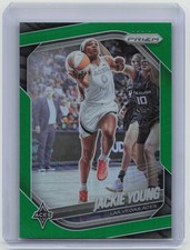 2025 Panini Prizm WNBA #23 Jackie Young Green Prizms