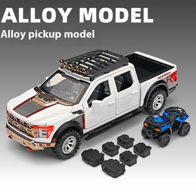 2017 Ford F-150 Raptor - Blue Diecast 1:24 Scale Model - Motormax - 79344BL-TS