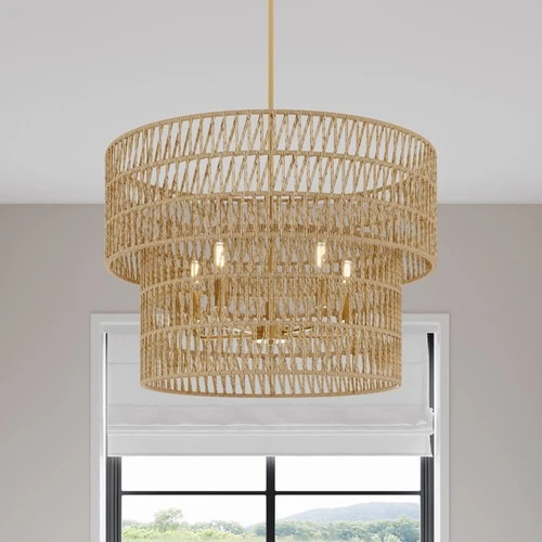 Minka Lavery 5045 Bungalow Heaven 5 Light 26"W Multi Light - Brass - Picture 2 of 12