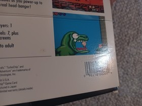 Bonk's Adventure NEC TurboGrafx 16 TurboDuo Hu Card Game COMPLETE IN BOX