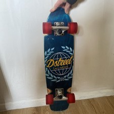 DStreet Skateboard Complete Skateboard Atlas Blue Cruiser