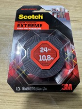 3M Scotch Extreme Double Sided Mounting Tape 1" X 48" Holds up to 30lbs