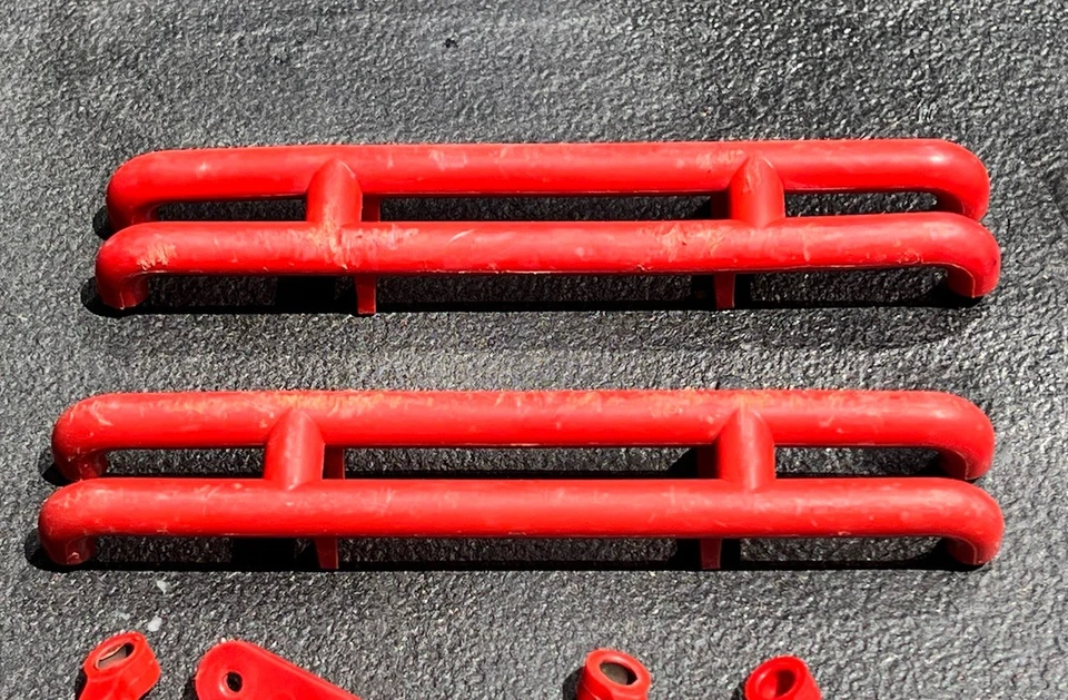 Tamiya Clod Buster 4x4x4 RC 1:10 Chassis F Parts & Metal Bag #10005969 RED NEW - Image 2 of 4