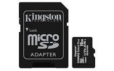 Kingston 16GB MicroSDHC Canvas Select Plus 100MB/S Read A1 Class 10 Uhs-I 8E