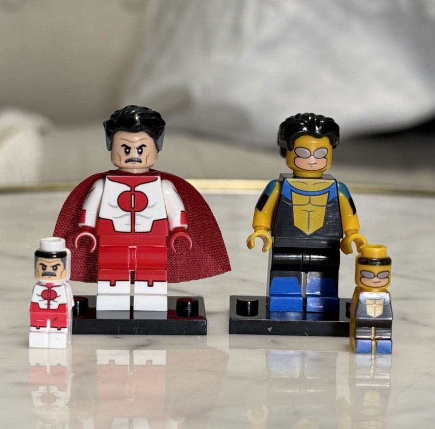Lego Invincible Omni Man Mark Grayson Custom Printed Minifigure Lot
