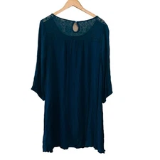 Naïf Gauze Lace Detail Dress Size Large NWT