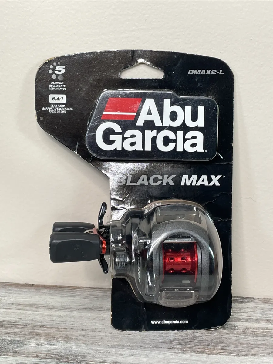 Abu Garcia BMAX2-L BLACKMAX Baitcast Reel, 6.4:1 New In Package