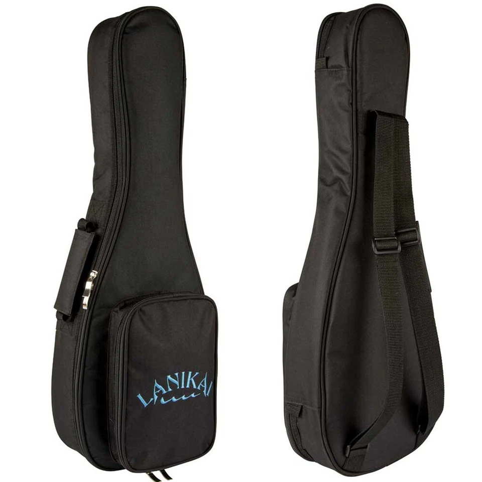 Ukelele eléctrico acústico tenor línea delgada arce llama Lanikai FM-CETT con bolsa Foto 4 de 4