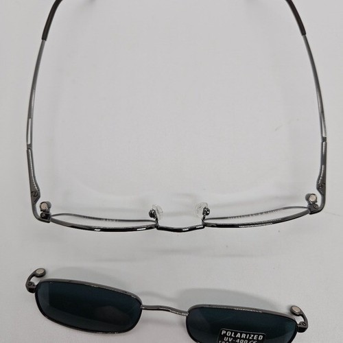 NEW Frame Korea gunmetal wire rimmed glasses with magnetic sunglasses FOR FRAMES - Picture 6 of 7