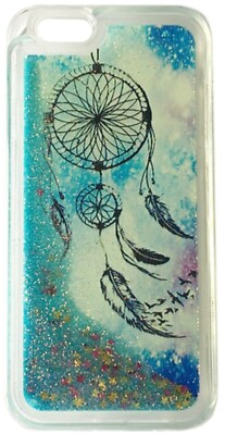Für Apple iPhone 6 6S - LIQUID HandyTasche Etui Flüssig Muster Case Hülle Blau