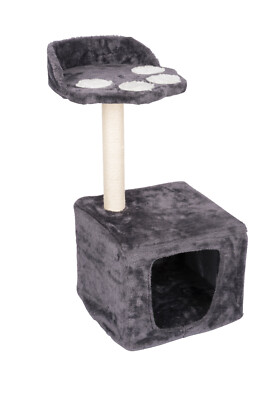 Plsch Kratzbaum Hhe 68 cm mit Katzenspielzeug Katzenhhle Kratzstamm |  eBay.de