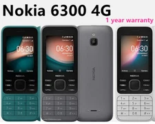Nokia 6300 4G LTE Cell Phone 3 Colors WIFI Unlocked Dual SIM KaiOS SmartPhone