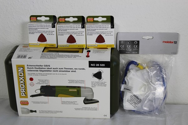 Proxxon Set Eckenschleifer Ozi/E 28520 +28891+28893+28895+4521500-image