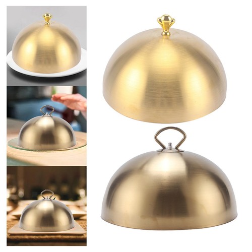 Cloche De Fonte En Acier Inoxydable 32x23x10 Cm - Pour Fondre Le Fromage, Garder Au Chaud - Idéale Barbecue, Plancha, Restaurants