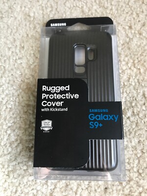 Original Samsung Rugged Protective Cover Stand for Galaxy S9 Plus open box 