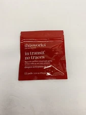 THISWORKS 24hr Skin Solution In Transit No Traces 12 Makeup Remover Pads