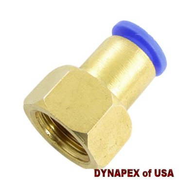 Fitting 8mm or 5/16'' OD Tube to 1/4'' NPT Female Straight Push In Connect Bite