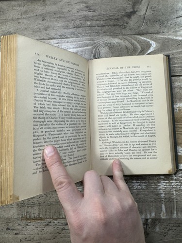 1900 Antique Methodist Religious Book "Wesley & Methodism" F.J. Snell - 第 7/7 張圖片