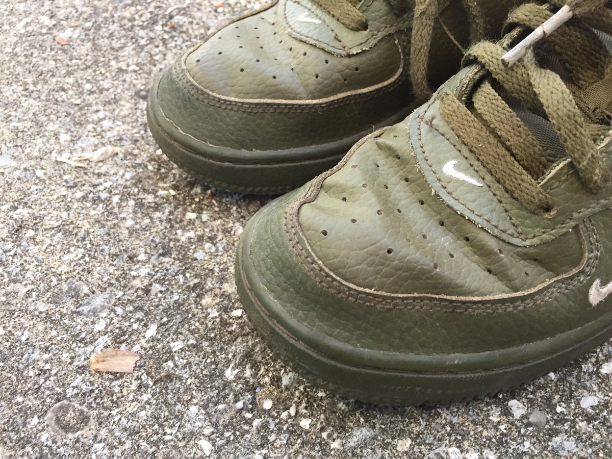 Shop Nike Preschool Air Force 1 Low '07 LV8 Utility AV4272-300 green