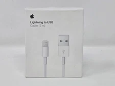 Genuine Apple MD819AM/A Lightning to USB Cable 2M - White