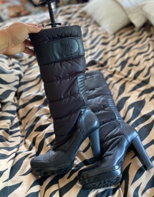 Calvin klein damen Lange Stiefel winter boots