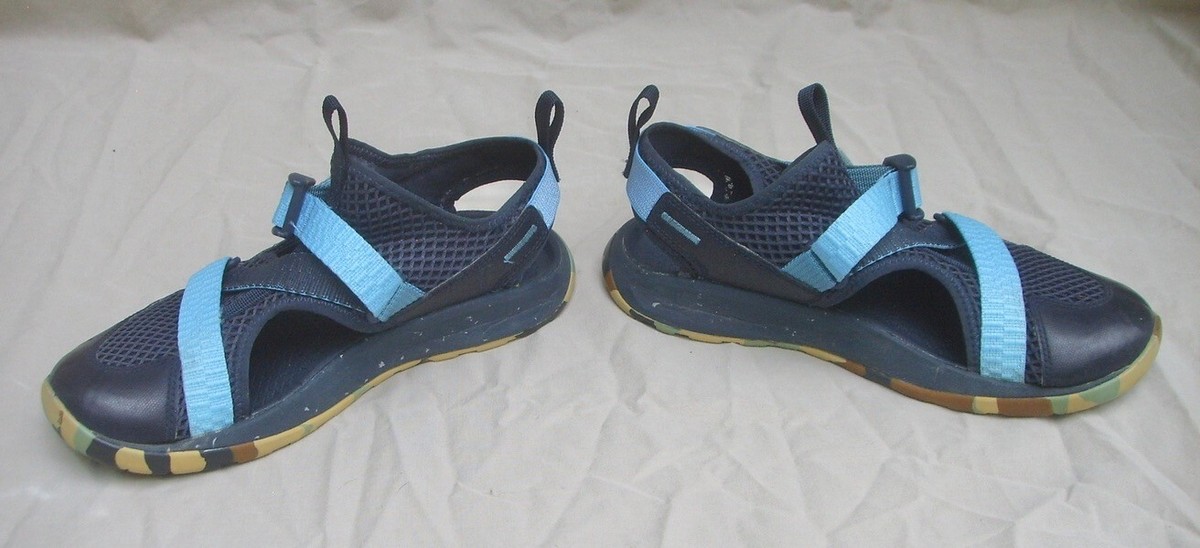 WOMENS CHACO ODYSSEY SPORT TRAIL SANDALS CLOSED TOE NAVY/BLUE SZ 8 View 6